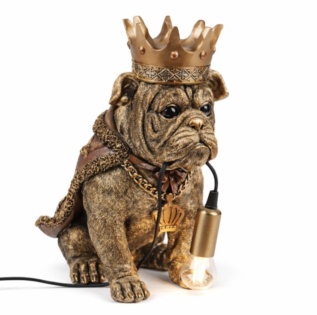 Bulldoggen Lampe - 30 x 33cm