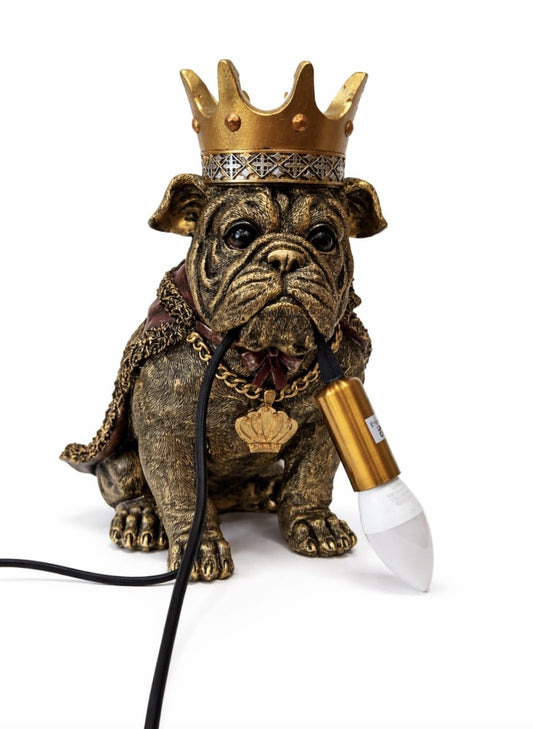 Bulldoggen Lampe - 30 x 33cm