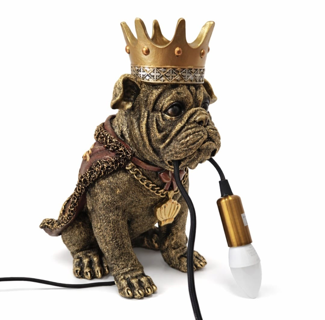 Bulldoggen Lampe - 30 x 33cm