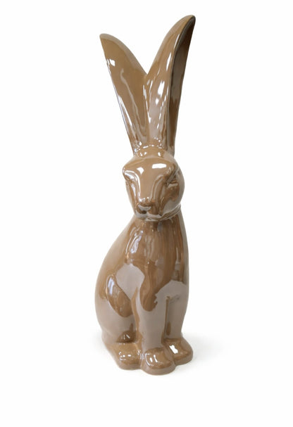 Dekorativer Keramik-Hase glänzend – Edle Oster- & Ganzjahresdeko in verschiedenen Größen & Farben