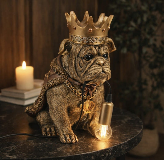 Bulldoggen Lampe - 30 x 33cm