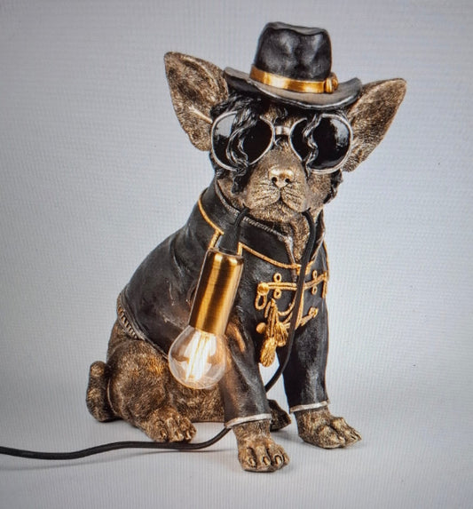 Chihuahua Lampe - 23 x 33cm